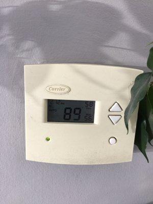 Office temp is 89*! Portable AC doesn't do anything! Employees HAVE to wear pants. Why are these acceptable working conditions?!?!