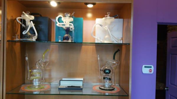 Glass and Glass on glass Hookah's