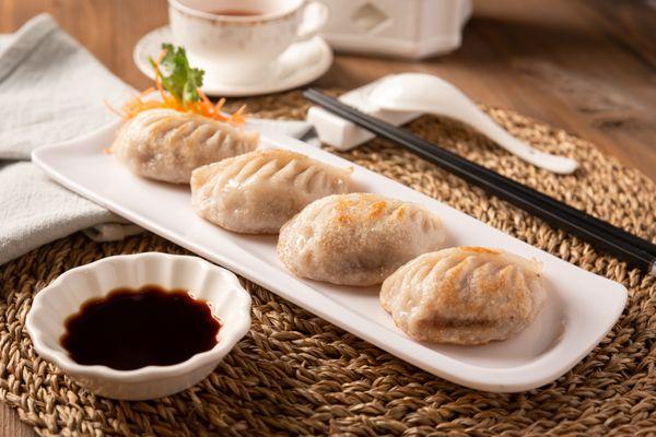 Everyone's favorite, the pan-fried pork dumpling!