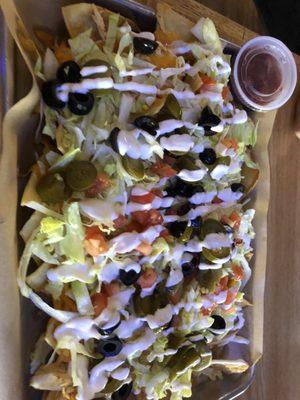 Chicken nachos