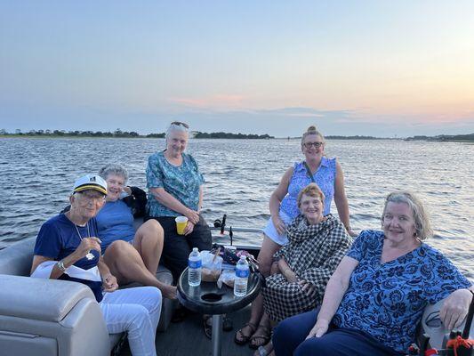 H2O 92nd birthday sunset cruise.