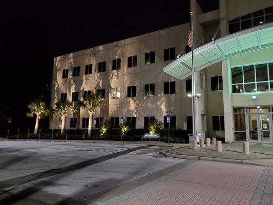 Florida Department of Transportation main Headquarters Building Landscape Lighting.