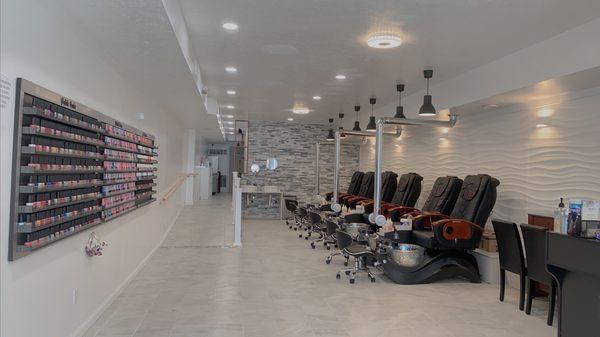 Pedicure area