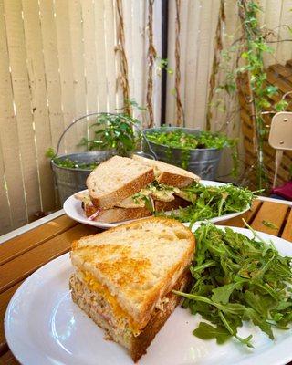 Tuna Melt Sandwich 1/2 with Rocket Salad