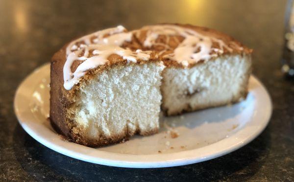 Coffee cake instead of toast