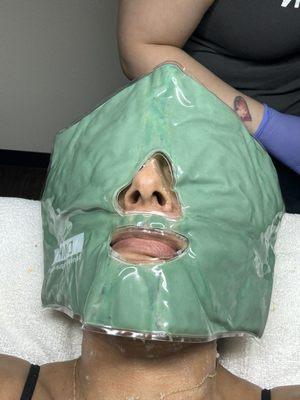 Icy part of the facial