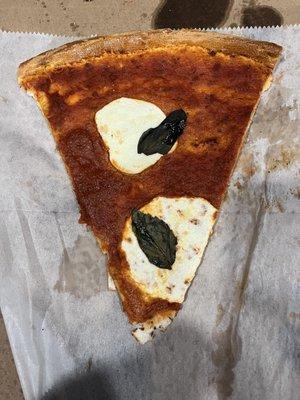 10. Margherita slice