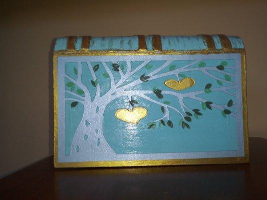 Handmade ring box