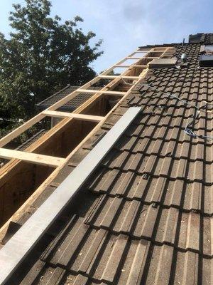 Tile Roof Rot Repairs & Framing