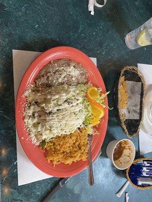 Enchiladas de Camaron