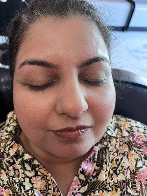 Eyebrow threading