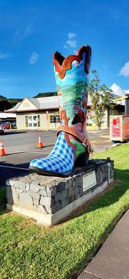 The "boot" you can see at the Waimea Center.