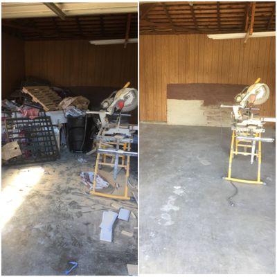 Have a garage that needs to be cleaned out? A.T. Clean up & Hauling can help you! Call or text (559)3942251 for a free estimate!