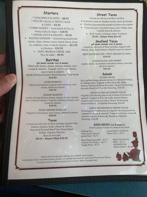 Menu 9-14-2024