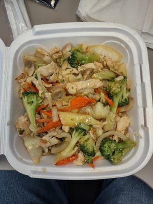 Chicken and Broccoli - fresh, hot, plentiful