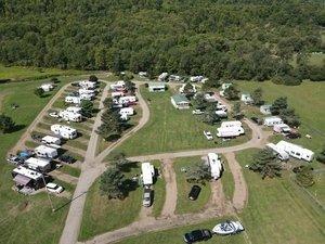 Aerial view of the park