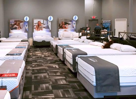 At BedMart in North Portland, we carry a variety of memory foam mattresses by Serta iComfort.