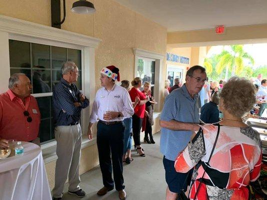 2019 Holiday Open House catered by Brew Burgers!