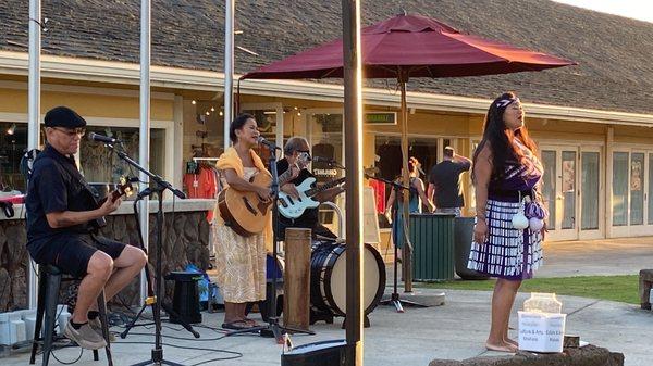 Hula & Fire Dance and Live Music on Wednesdays and Fridays at 5 - 6 pm