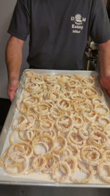 House made Onion Rings!! Bam.