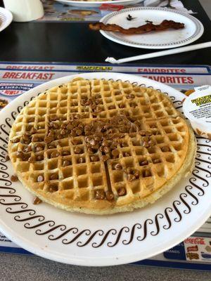 Waffle with Peanut Butter