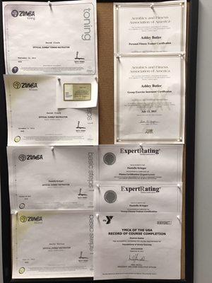 Certifications