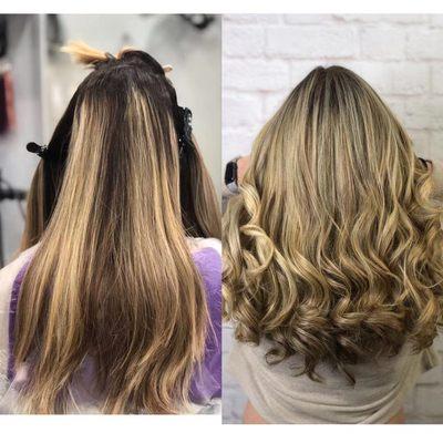 Highlights before & after