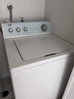 Washer they brought in that leaked heavily