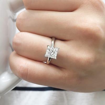 Princess Cut Diamond Engagement Ring