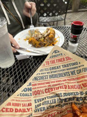 Loaded baked potato