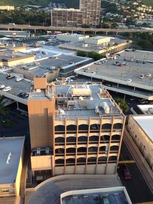 A view of Dr. Cazin's building from above.