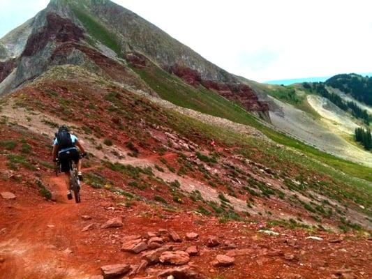 At the top of Blackhawk Pass on the Colorado Trail