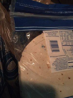 Rotten tortillas!  No Bueno!  Gross