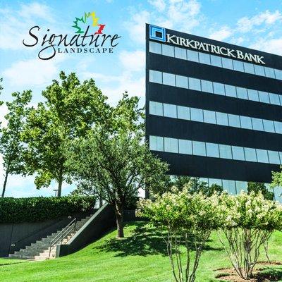 We are looking forward to #Spring #Landscaping at the #ParagonBuildingOKC! See more photos here: https://signatureok.com/port...