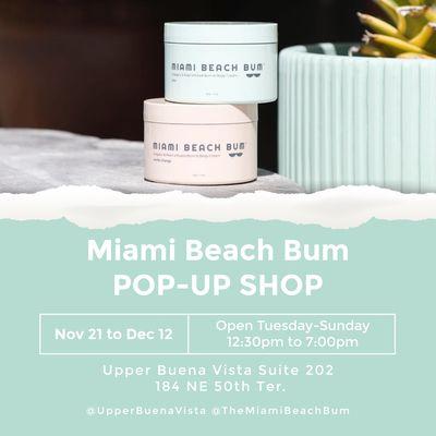 Stop by our pop-up shop at Upper Buena Vista from Nov 21 to Dec 12!