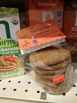 Torn Package of Dancing Deer Molasses Clove Cookies (Nov 21, 2022)