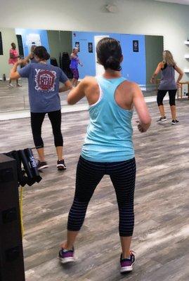 Zumba class with Robin is fun and fit!