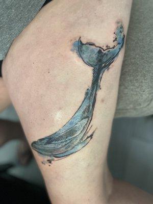 My whale tattoo!