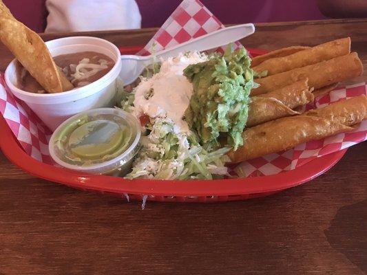 Flautas Plate