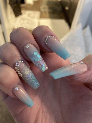 My mermaid nails