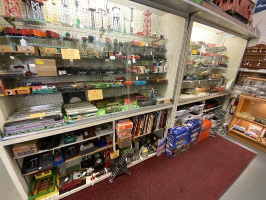 Very nice selection of model trains.