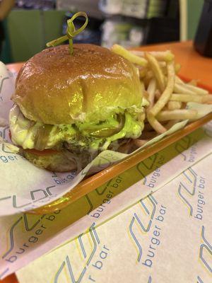 Truffle Burger with Fries