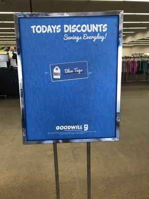 Discount sign