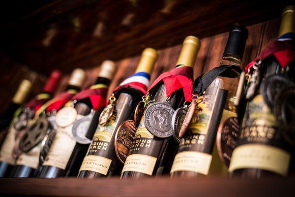 Award-winning wines