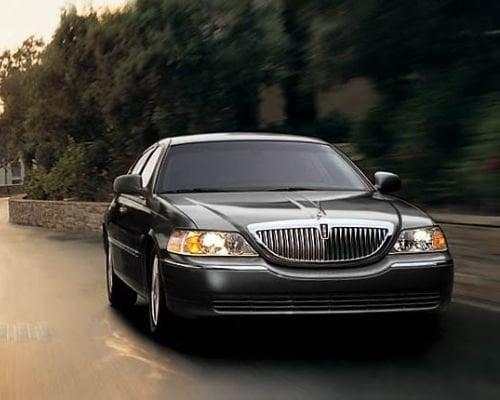 Black Lincoln Town Car