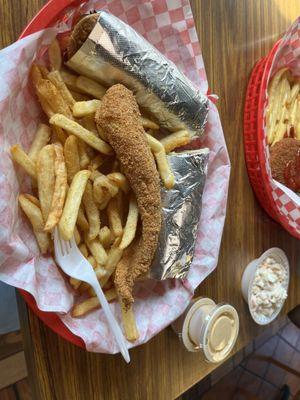 Catfish po 9. Fried Fish Po' Boy