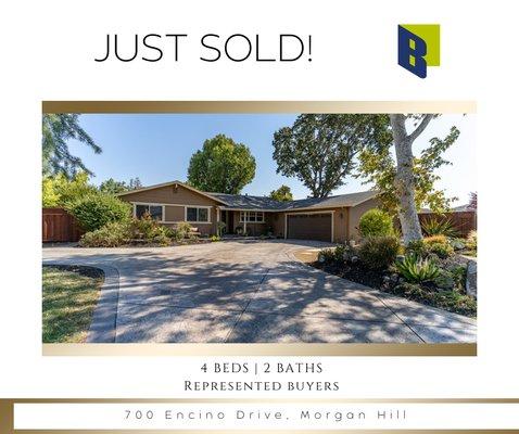 Represented Buyers - 700 Encino Drive, Morgan