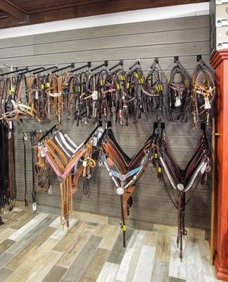 Selection of bridles and breastcollars in any style you could dream of.