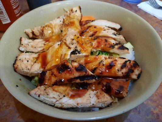 Chicken breast bowl ($14.99)