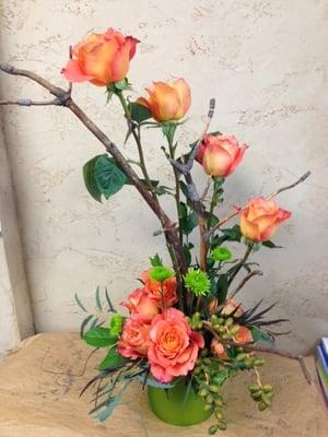 Modern Rustic Roses